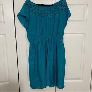 Plus Confetti Cutout Dress